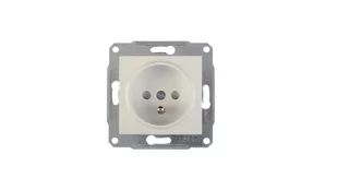Schneider Electric Schneider Sedna biały gniazdo pojedyncze z przesłonami +0) SDN2800121 - Gniazdka elektryczne - miniaturka - grafika 1