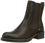 Kozaki damskie - Clarks Orinoco Club damskie kozaki z półcholewką, brązowy - Czerwona skóra burgundowa. - 37 eu - miniaturka - grafika 1