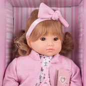 Lalki dla dziewczynek - Lalka Hiszpańska z włosami mówiąca i pachnąca wanilią 44 cm Sandra - miniaturka - grafika 1