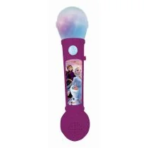 Mikrofon Frozen z melodiami oraz efektami świetlnymi i dźwiękowymi MIC80FZ - Instrumenty muzyczne dla dzieci - miniaturka - grafika 1
