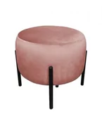 Fotele i pufy dla dzieci - Pufa WILFRED MG VELVET różowa - POLECA nas aż 98% klientów - ZAMÓW (91 822 80 56) - miniaturka - grafika 1