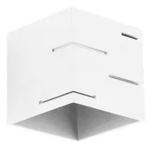 Lampy ścienne - Lampex Kinkiet Quado MODERN A, biały, 10x10 cm - miniaturka - grafika 1