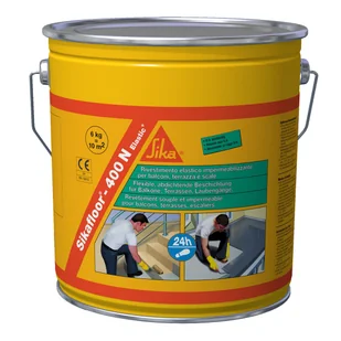 Żywica poliuretanowa hydroizolacja Sikafloor 400N RAL 7040 6 kg Sika - Uszczelnienia - miniaturka - grafika 1