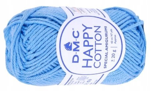 włóczka HAPPY COTTON DMC 797 / niebieski