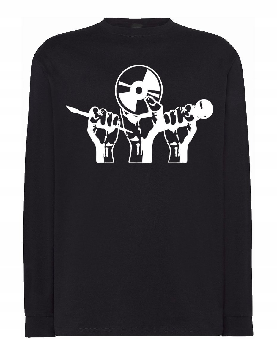Longsleeve muzyczny nadruk Plyta Mikrofon r.XXL