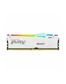 Pamięci RAM - kingston Pamięć DDR5 Fury Beast RGB 16GB1*16GB/6000 CL30 EXPO biała KF560C30BWEA-16 - miniaturka - grafika 1