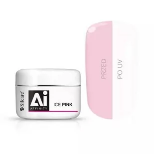 Silcare slay Żel Affinity Ice Pink różowy 100g Uv - Żele do paznokci - miniaturka - grafika 1