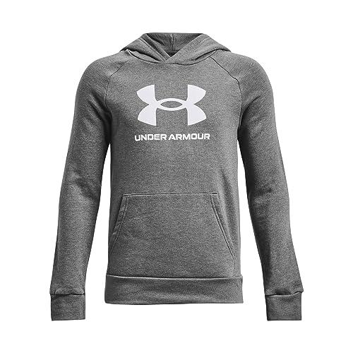 Under Armour Chłopięca bluza z kapturem Rival Fleece Big Logo