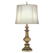 Lampy stojące - Elstead Lighting Washington Table Lamp SF/WASHINGTON AB Elstead lampa stołowa abażurowa stylowa SF/WASHINGTON AB) - miniaturka - grafika 1