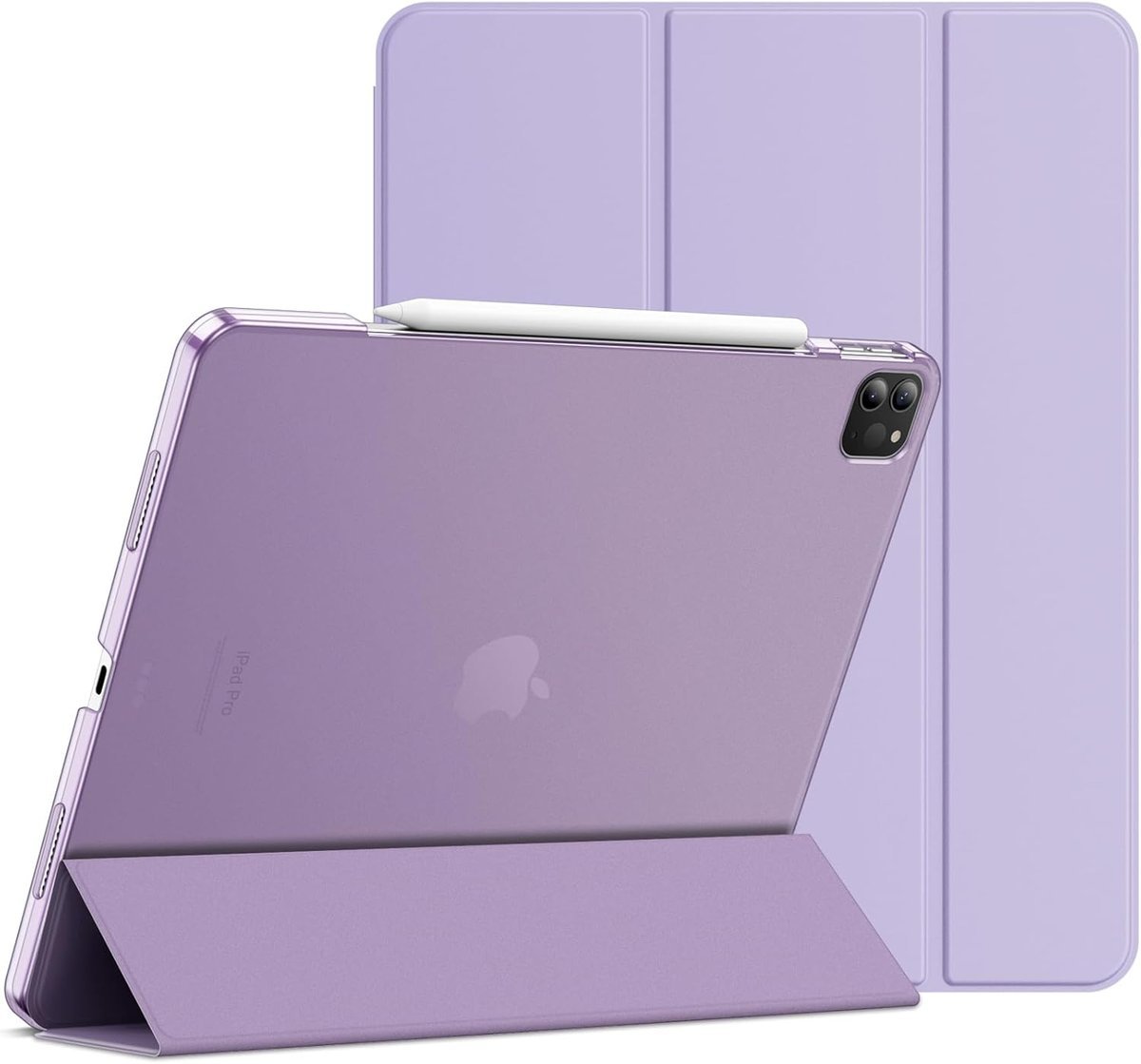 JETech Etui dla iPad Pro 12,9 Cala (6./5. Generacji, Model 2022/2021), Obsługuje Ładowanie Pencil, Przykryć z Automatyczne Budzenie/Usypianie (Jasny..