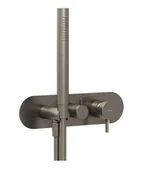 Baterie wannowe i prysznicowe - Ravak Espirit - Bateria podtynkowa na 2 urządzenia z akcesoriami, grafit szczotkowany X070324 - miniaturka - grafika 1