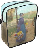 Torebki damskie - Torba listonoszka Kwietna dziewczyna w Holandii George Hitchcock - miniaturka - grafika 1