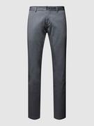Spodnie męskie - Chinosy o kroju slim fit z dodatkiem streczu - miniaturka - grafika 1