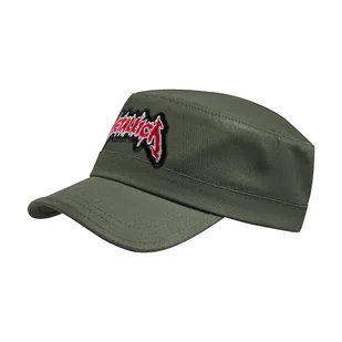 czapka patrolówka METALLICA - LOGO KHAKI - Czapki i chusty sportowe męskie - miniaturka - grafika 1