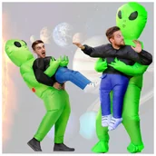 Stroje karnawałowe - PRZEBRANIE DMUCHANE KOSTIUM STRÓJ ALIEN KOSMITA - miniaturka - grafika 1