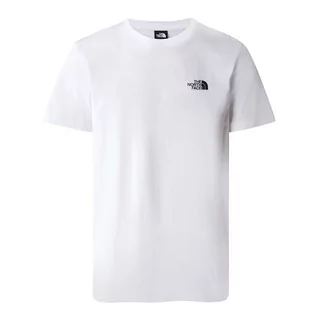Koszulki męskie - Koszulka The North Face Simple Dome 0A87NGFN41 - biała - grafika 1