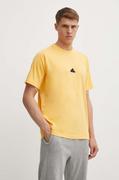 Koszulki męskie - adidas t-shirt Z.N.E męski kolor żółty z aplikacją IR5238 - miniaturka - grafika 1