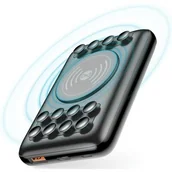 Powerbanki - Power bank indukcyjny z przyssawkami 10000 mAh WTB-100 - miniaturka - grafika 1