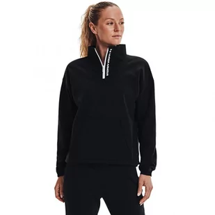 Damska bluza treningowa bez kaptura UNDER ARMOUR UA Rush Fleece 1/2 Zip - Kurtki i kamizelki sportowe damskie - miniaturka - grafika 1