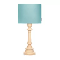 Lampy stojące - Lamps & Company, Lampa stołowa aksamitny abażur, Miętowy - miniaturka - grafika 1