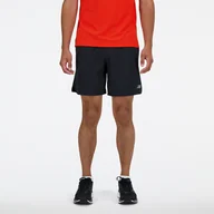 Spodenki męskie - Spodenki męskie New Balance MS41283BK  czarne - miniaturka - grafika 1