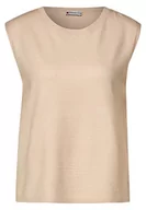 Swetry damskie - Street One Damski sweter, Light Smooth Sand Melange, 46 - miniaturka - grafika 1