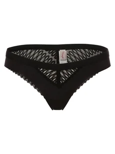 Triumph Damskie figi brazylijskie Kobiety Sztuczne włókno czarny jednolity, 36 - Majtki damskie - miniaturka - grafika 1