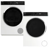 Zestawy AGD - Zestaw AGD Amica Pralka WA3S712BLiSHB 7kg SteamPower Pro Slim + Suszarka AD3S72LHB (E) 7kg Pompa ciepła DrySensor Slim - miniaturka - grafika 1