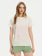 Koszulki i topy damskie - Roxy T-Shirt ERJZT05911 Écru Regular Fit - miniaturka - grafika 1