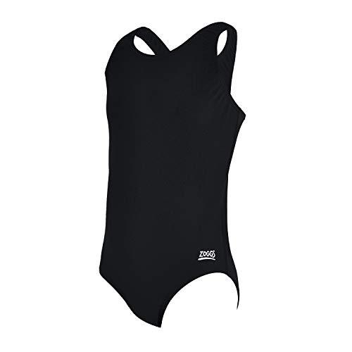 Zoggs Dziewczęcy kostium kąpielowy Cottesloe Sportsback, ekologiczny, materiał Ecolast+™, 100% odporny na chlor, wygodny i stylowy kostium kąpielowy dla dziewcząt w wieku 6-14 lat