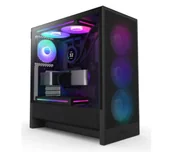 Obudowy komputerowe - NZXT H5 Flow RGB Czarny CC-H52FB-R1 - miniaturka - grafika 1