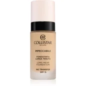 Podkłady do twarzy - Collistar Impeccabile Long Wear SPF15 podkład 2R Beige Rose 30 ml - miniaturka - grafika 1