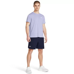 Męskie spodenki do biegania Under Armour UA Launch 7'' Short - granatowe - UNDER ARMOUR - Spodnie sportowe męskie - miniaturka - grafika 1