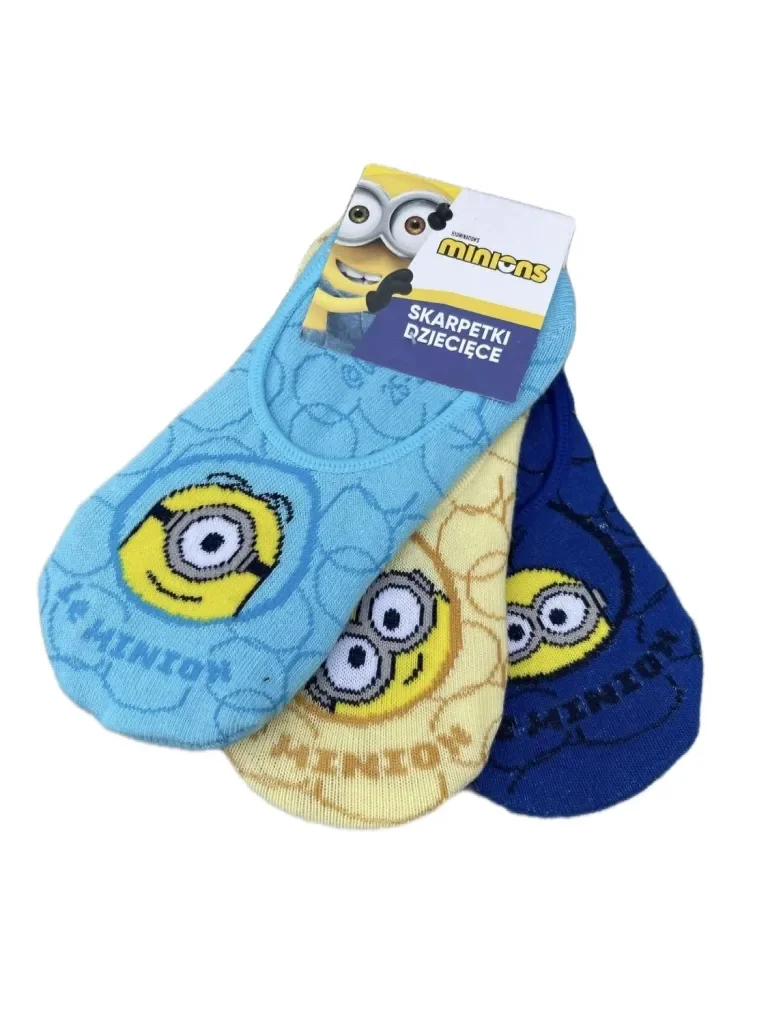 Skarpetki stopki dziecięce Minionki – rozmiar 31/33