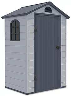 Domek Narzędziowy Z Tworzywa Vermont 4X3 Light Grey - Altany ogrodowe - miniaturka - grafika 1