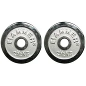 Hantle i ciężarki - FINNLO krążki do hantli hantle chromowane (wersja: 2 X 2,5 kg) 4672 - miniaturka - grafika 1