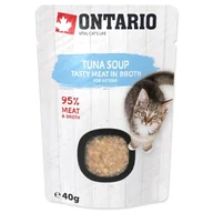 Mokra karma dla kotów - ONTARIO Kitten Soup Tuna, Rice & Vegetable 40g / ONTARIO Zupa dla kociąt tuńczyk, ryż i warzywa 40g (213-3170) - miniaturka - grafika 1