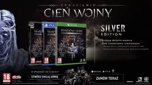 Śródziemie: Cień Wojny Silver Edition GRA PS4 - Gry PlayStation 4 - miniaturka - grafika 1