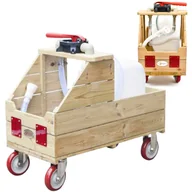 Zestawy naczyń dla dzieci - CLASSIC WORLD EDU Drewniany Wózek na Wodę do Podlewania + Wąż - miniaturka - grafika 1