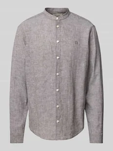 Koszula casualowa o kroju slim fit z lnu model ‘Anton’ - Koszule męskie - miniaturka - grafika 1