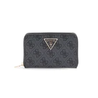 Portfele - Damski Portfel GUESS LAUREL SLG MEDIUM ZIP AROUND SWSG8500400-CLO – Szary - miniaturka - grafika 1