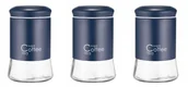 Pojemniki kuchenne - Pojemnik Szklany 3X 1 L Na Cukier Kawę Herbatę - miniaturka - grafika 1
