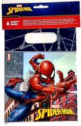Opakowania i torebki na prezenty - Torebki foliowe urodzinowe Spider-Man 6 szt. - miniaturka - grafika 1