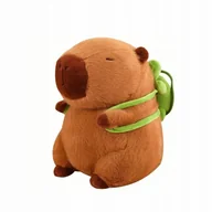 Maskotki i pluszaki - Maskotka Pluszak Miś Kapibara Z Plecakiem Żółwia 35Cm Bez Koca Dla Dzieci - miniaturka - grafika 1