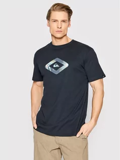 Koszulki męskie - Quiksilver T-Shirt Let It Ride EQYZT06664 Czarny Regular Fit - grafika 1