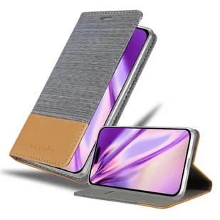 Cadorabo Etui do Apple iPhone 14 PRO MAX Etui ochronne w kolorze szarym Etui na telefon komórkowy Etui na książkę Etui Cover - Etui i futerały do telefonów - miniaturka - grafika 1