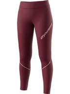 Spodnie sportowe damskie - DYNAFIT Legginsy funkcyjne "TRAVERSE" w kolorze fioletowym - miniaturka - grafika 1