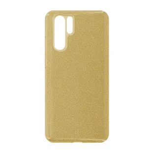 Błyszczące silikonowe etui ochronne / etui / pokrowiec na Huawei P30 Pro złoty - Etui i futerały do telefonów - miniaturka - grafika 1