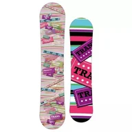Deski snowboardowe - snowboard TRANS Premium Girl 141cm white - miniaturka - grafika 1