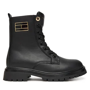 Trapery Tommy Hilfiger T3A5-34015-1355999 Czarny - Buty dla chłopców - miniaturka - grafika 1